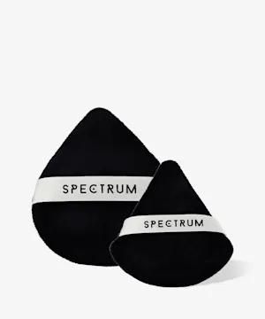Spectrum Collections Black Velvet Powder Puff Set