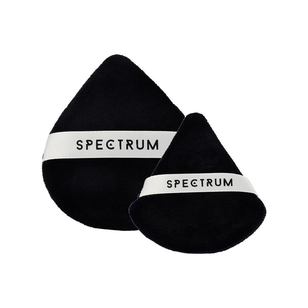 Spectrum Collections Black Velvet Powder Puff Set