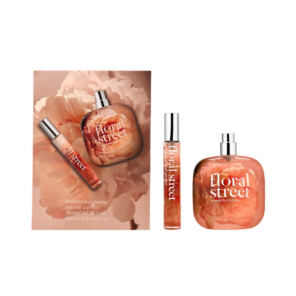 Floral Street Wonderland Peony Home & Away Eau De Parfum Giftset