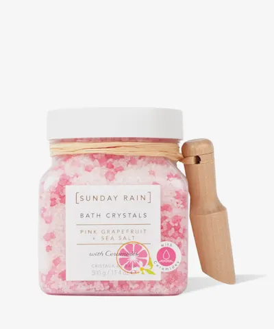 Sunday Rain - Pink Grapefruit & Sea Salt Bath Crystals