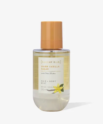Sunday Rain - Warm Vanilla Sugar Hair & Body Mist