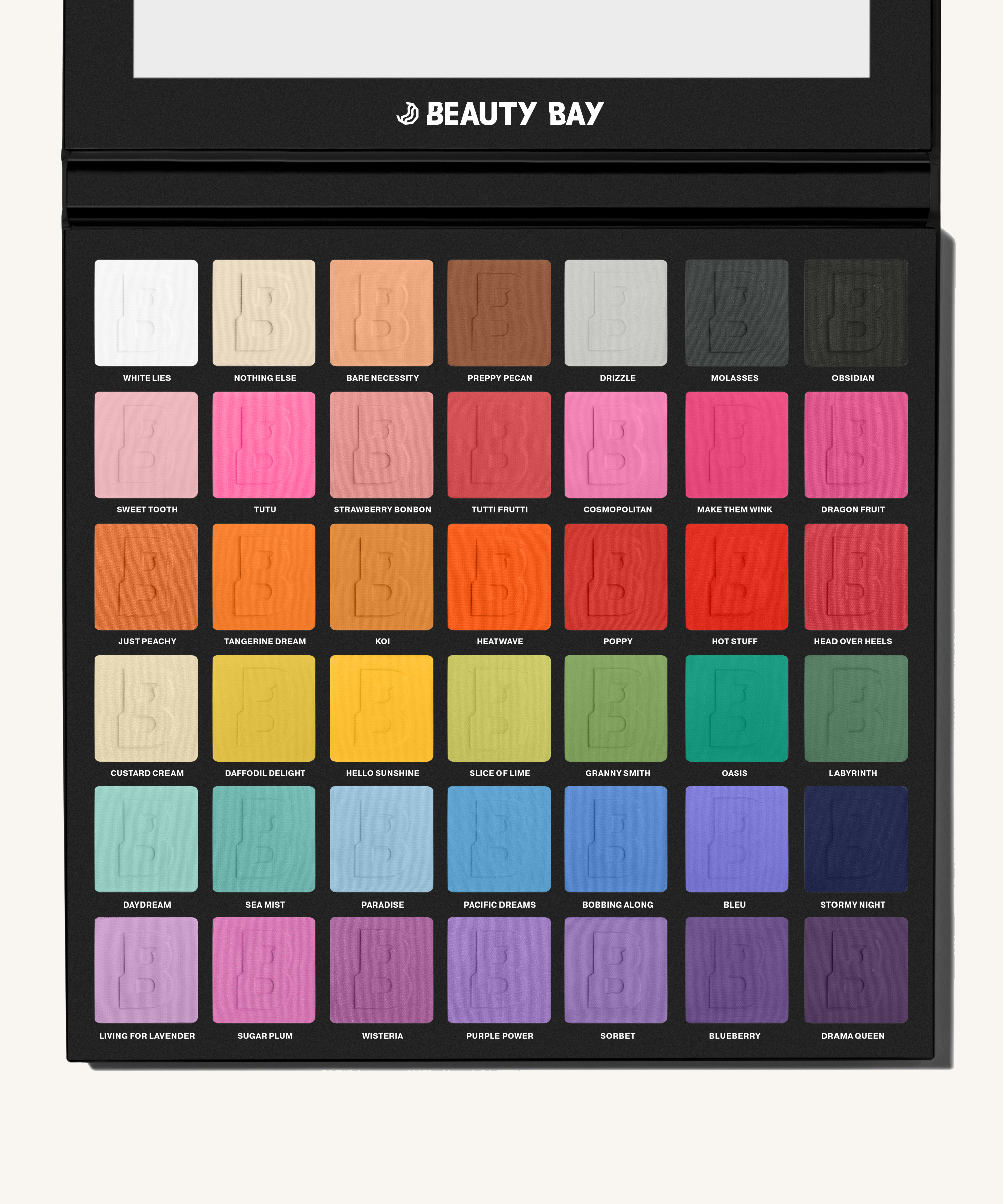 Bright Matte 42 Colour Palette -