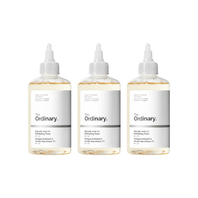 The Ordinary Glycolic Acid 7% Exfoliating Toner 240ml Trio