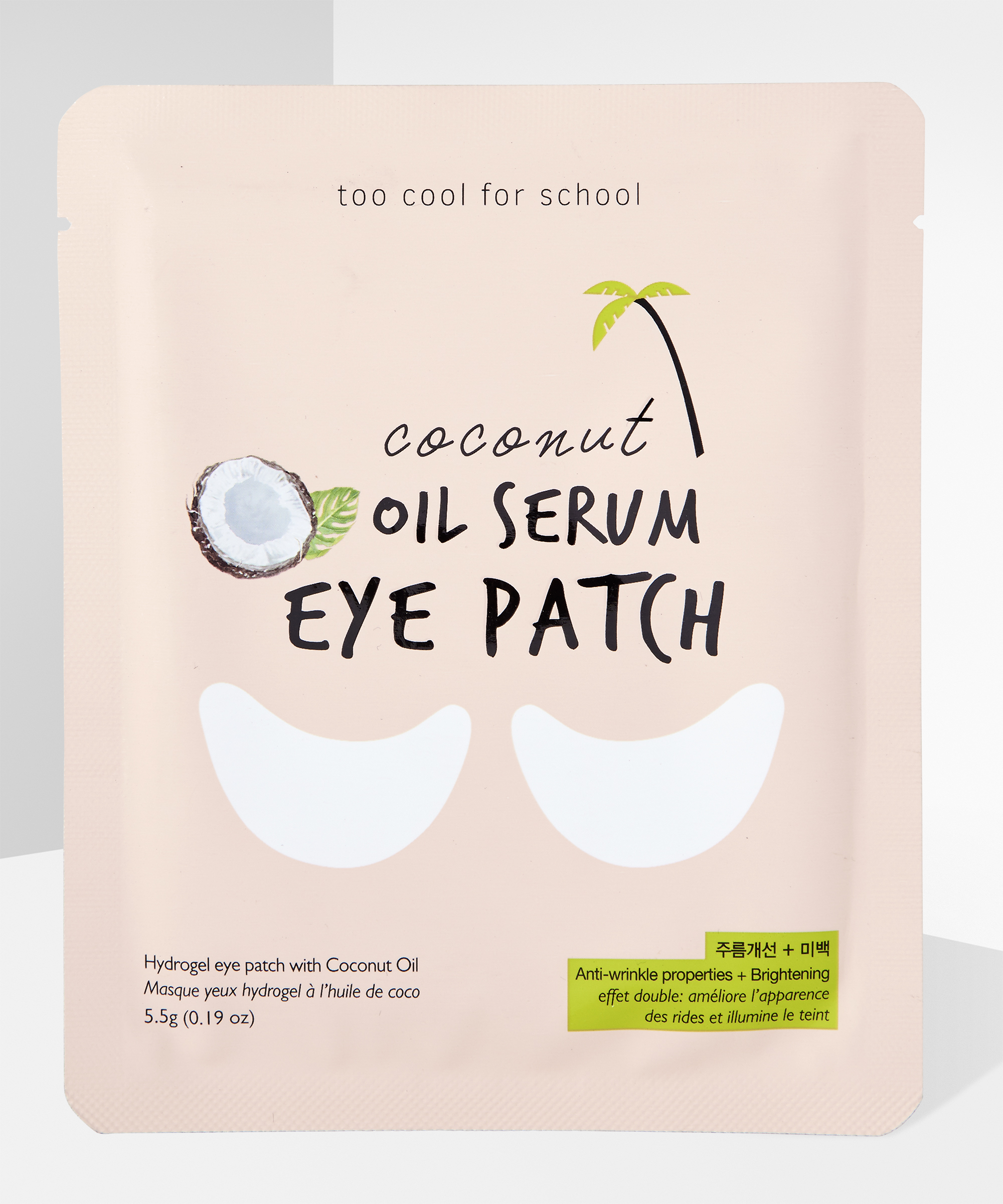 coconut oil serum eye patch