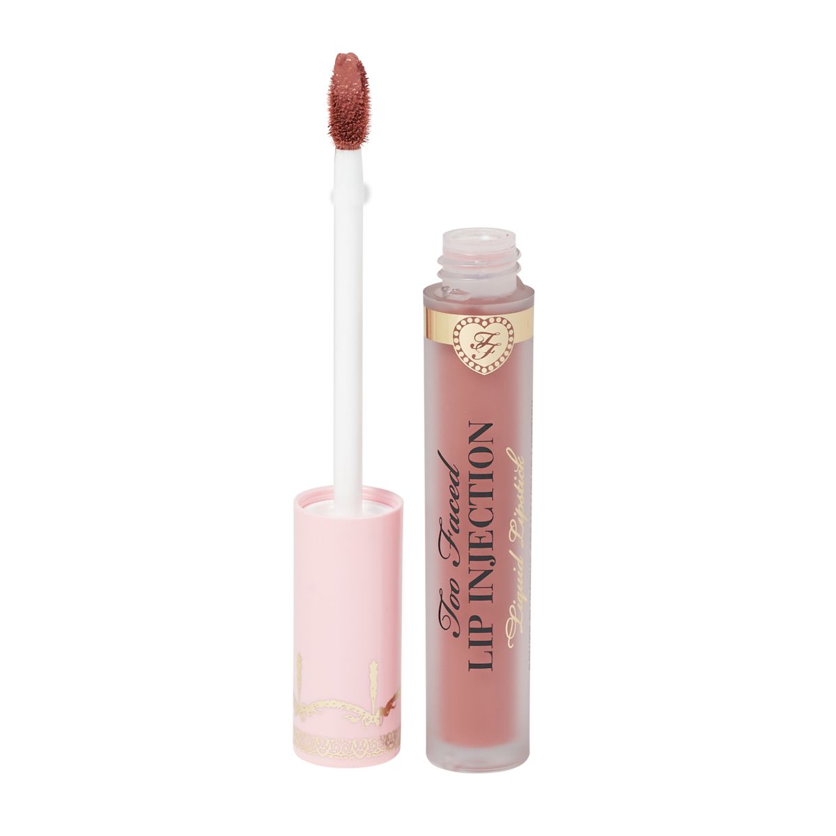 Too Faced Lip Injection Demi-Matte Liquid Lipstick Give 'Em Lip