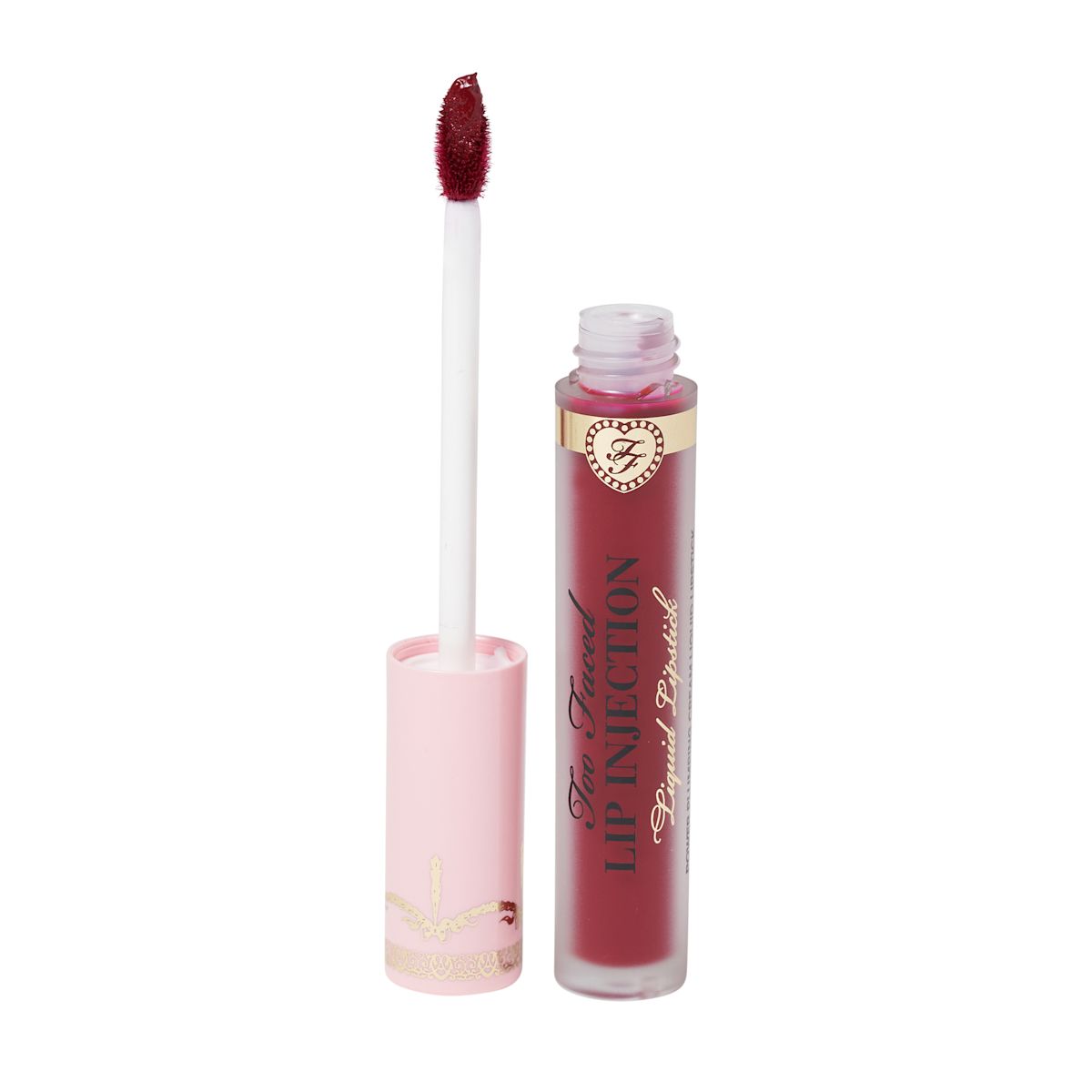 Too Faced Lip Injection Demi-Matte Liquid Lipstick Boom Boom Pow