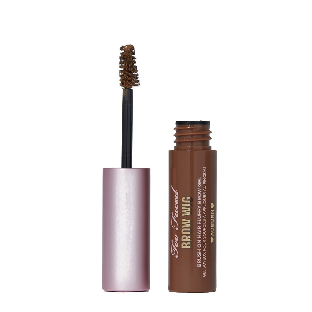 Too Faced Brow Wig Brush On Hair Fluffy Brow Gel Auburn