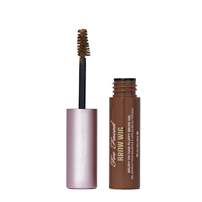 Too Faced Brow Wig Brush On Hair Fluffy Brow Gel Auburn
