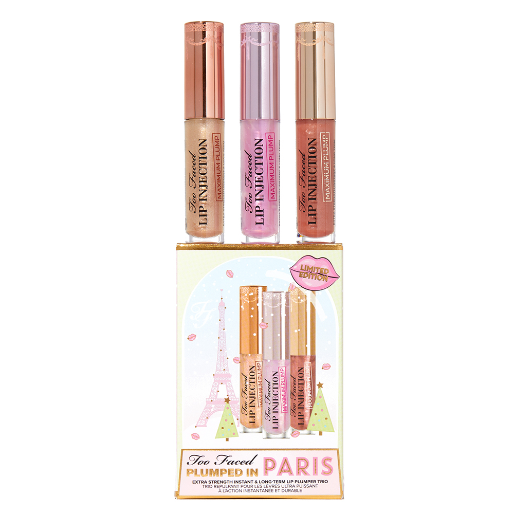 Limited Edition Plumped In Paris Lip Injection Lip Plumper Trio Set