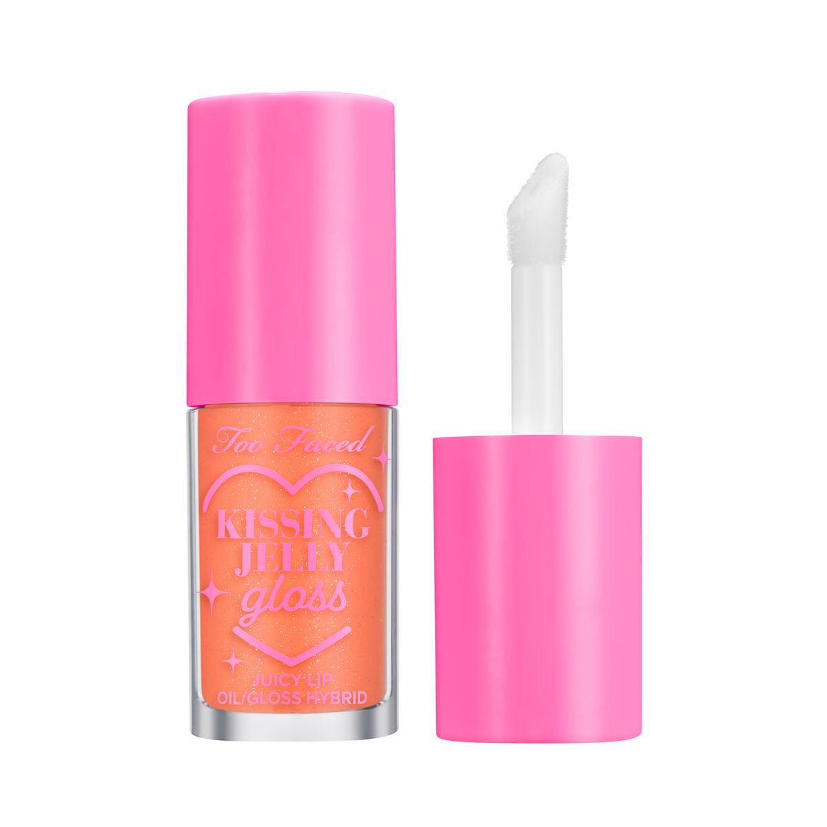 Too Faced Kissing Jelly Lip Oil Gloss Peach Rings