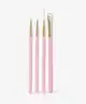 Trixie Cosmetics - 4 Piece Liner Brush Set