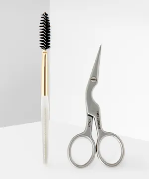 tweezerman Brow Shaping Scissors With Brush