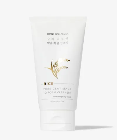 Thank You Farmer - Rice Pure Clay Mask to Foam Cleanser
