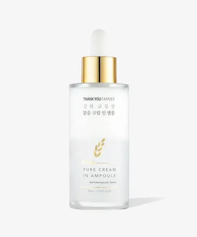 Thank You Farmer - Rice Pure Cream In Ampoule Brightening Serum