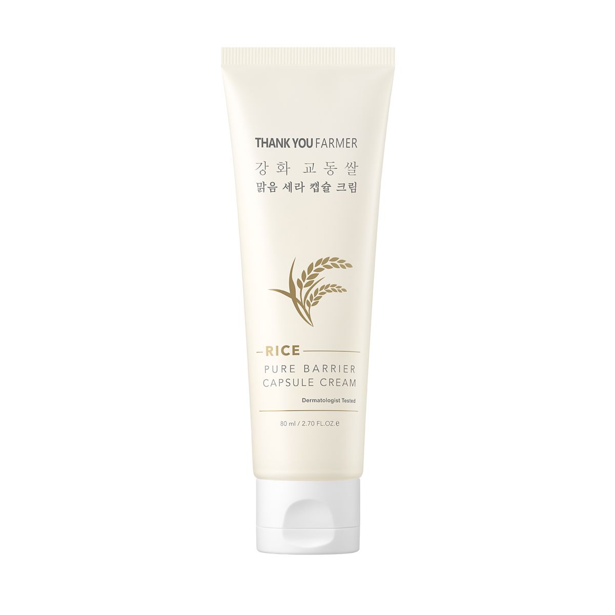 Thank You Farmer Rice Pure Barrier Capsule Cream 80ml
