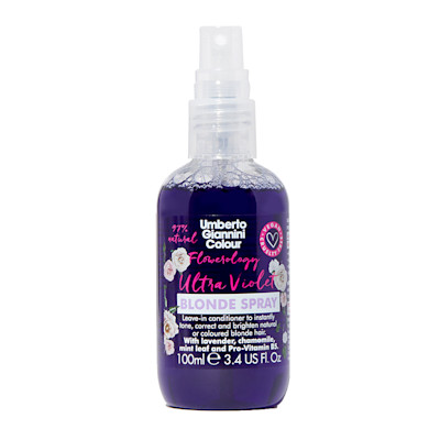 Umberto Giannini Flowerology Ultra Violet Blonde Boost Toning Spray