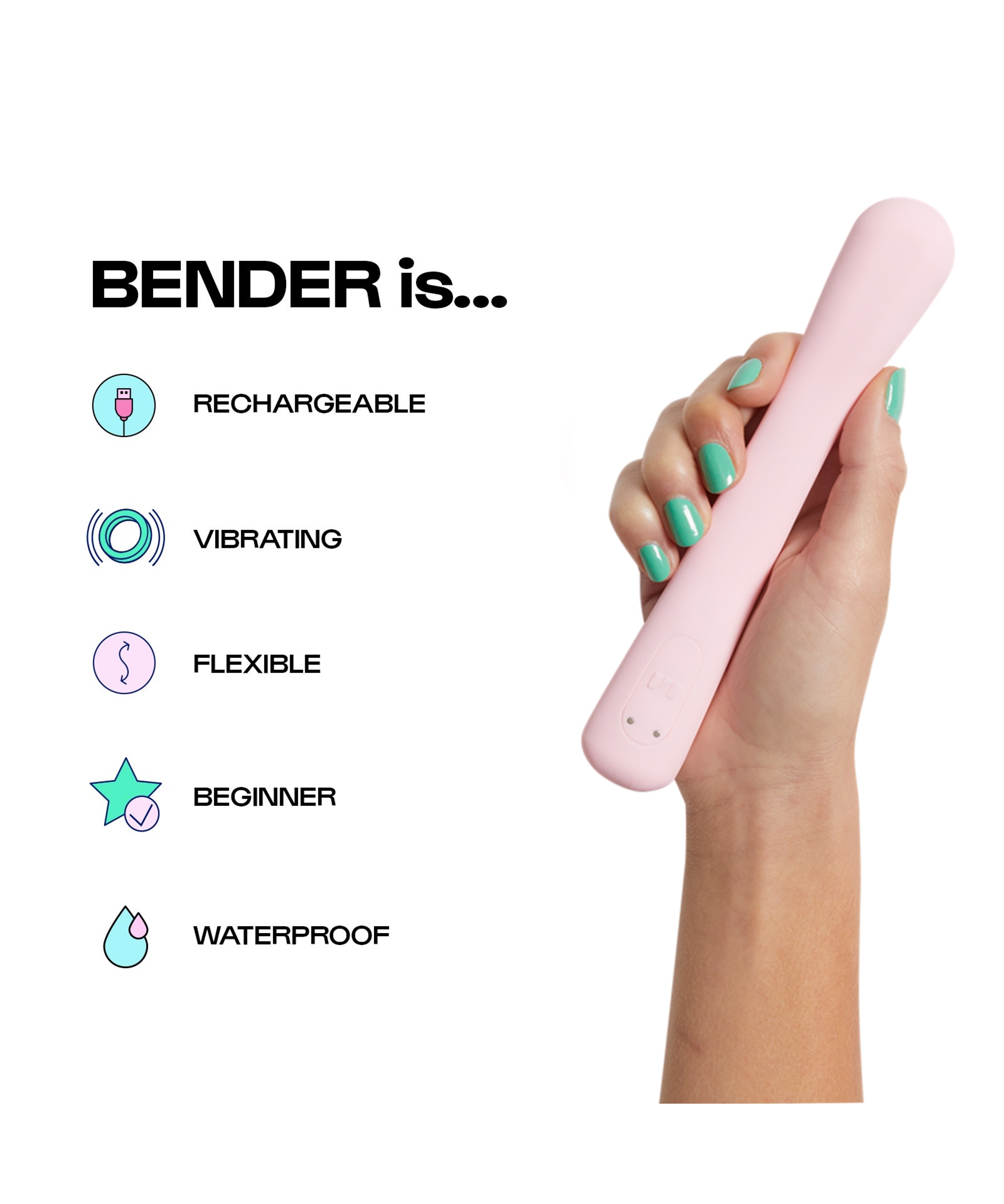 Unbound Bender Flexible Internal Vibrator at BEAUTY BAY