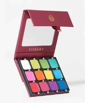 viseart Petites Mattes Editorial Brights Eyeshadow Palette