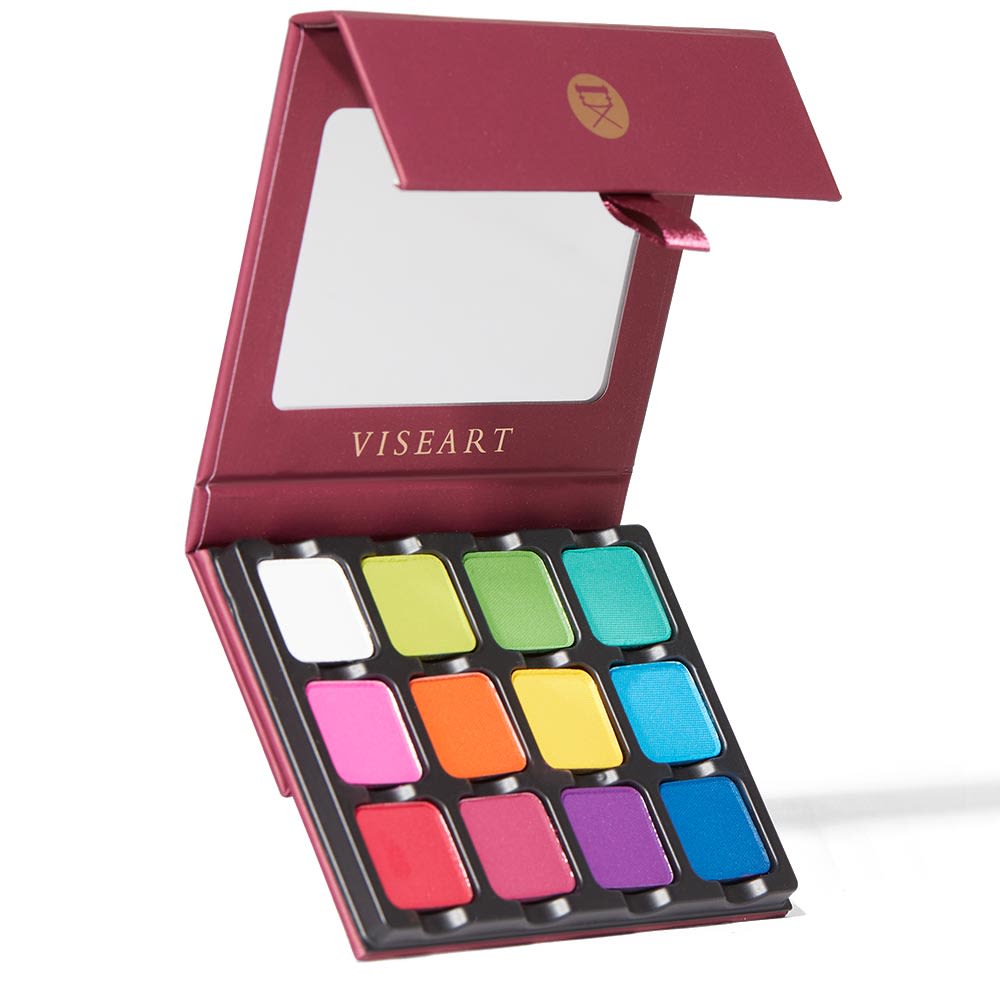 Viseart Petites Mattes Editorial Brights Eyeshadow Palette