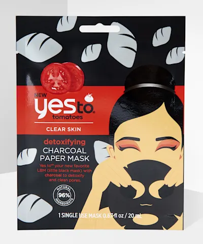 Yes To - Detoxifying Charcoal Paper Mask 
