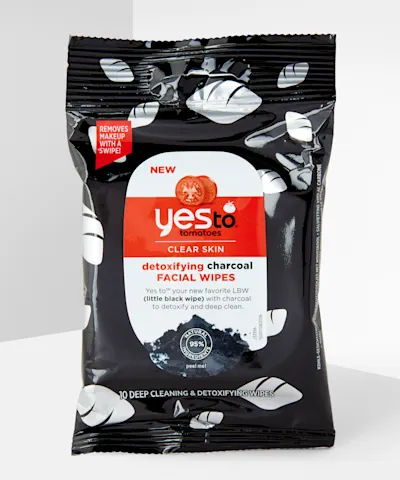 Yes To - Tomatoes Detoxifying Charcoal Wipes Travel Pack