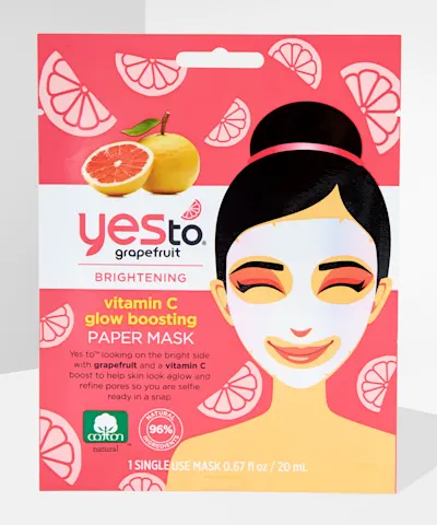 Yes To - Grapefruit Vitamin C Glow Boosting Paper Mask