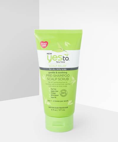 Yes To Tea Tree Gentle Soothing Pre Shampoo Scalp Scrub At Beauty Bay