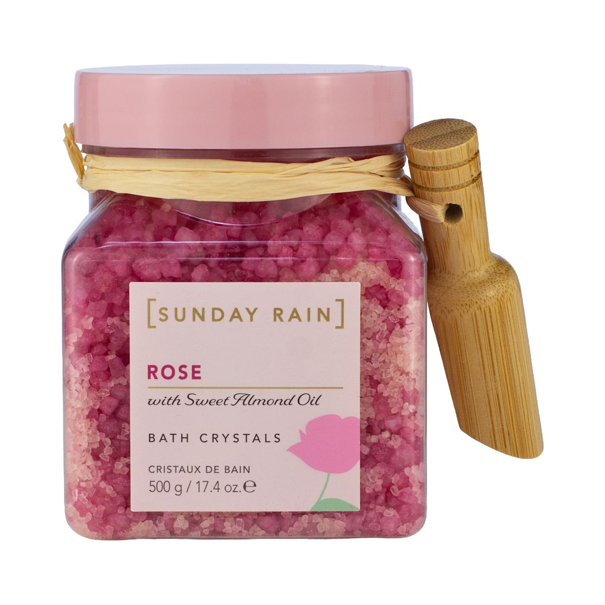 Sunday Rain Rose Bath Crystals